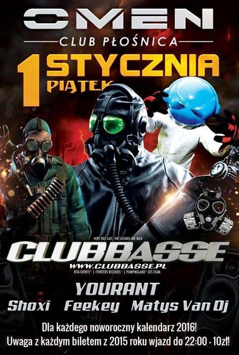 DJ Yourant - Omen Club Płośnica 01.01.2016