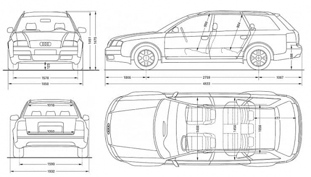 Длина ауди 6. Габариты Ауди а6 с5 универсал. Audi a6 avant (c5)габариты. Габариты Ауди а6 с6 универсал. Ауди а6 с5 универсал длина кузова.