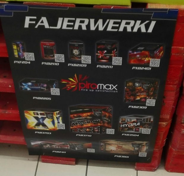 fajerwerki carrefour 15/16 piromax