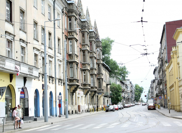 jedna z wielu ulic w Łodzi