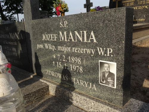 Józef Mania
Powstaniec wielkopolski 1898 -1978
cmenrarz św. Krzyża / Gniezno